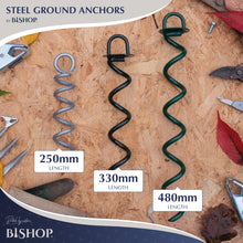 Load image into Gallery viewer, Bishop® 250mm Soft Ground Anchor for Market Stalls and Pop Up Gazebos