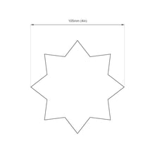 Load image into Gallery viewer, Fluorescent Stars 105mm (4in)