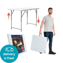 Load image into Gallery viewer, 4ft (120cm) Rectangular Folding Trestle Table by Bishop®