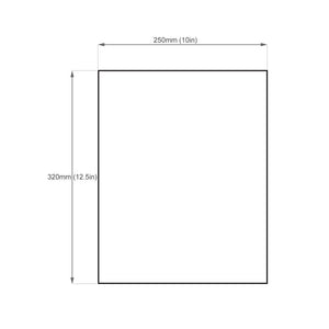 Fluorescent Ticket Board 317mm x 255mm (12.5in x 10in)