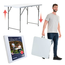 Load image into Gallery viewer, 4ft (120cm) Rectangular Folding Trestle Table by Bishop®