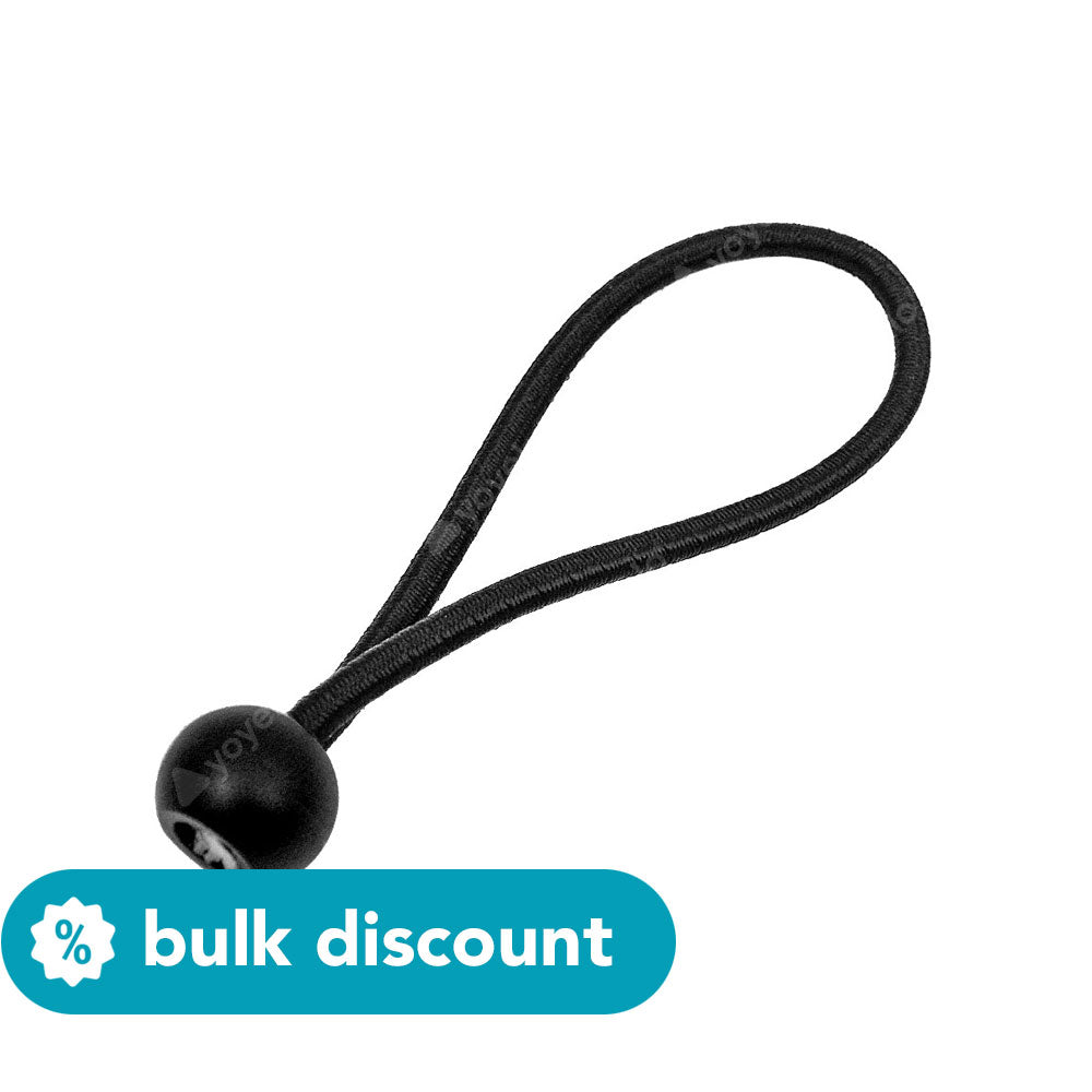 Elastic Ball Loop Bungee Cord Black