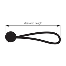 Load image into Gallery viewer, Elastic Ball Loop Bungee Cord Black