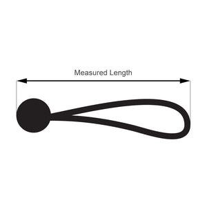 Elastic Ball Loop Bungee Cord Black