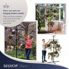 Load image into Gallery viewer, Ridgmont Wire Hoop Hanging Basket with Coconut Liner 30cm (12in)