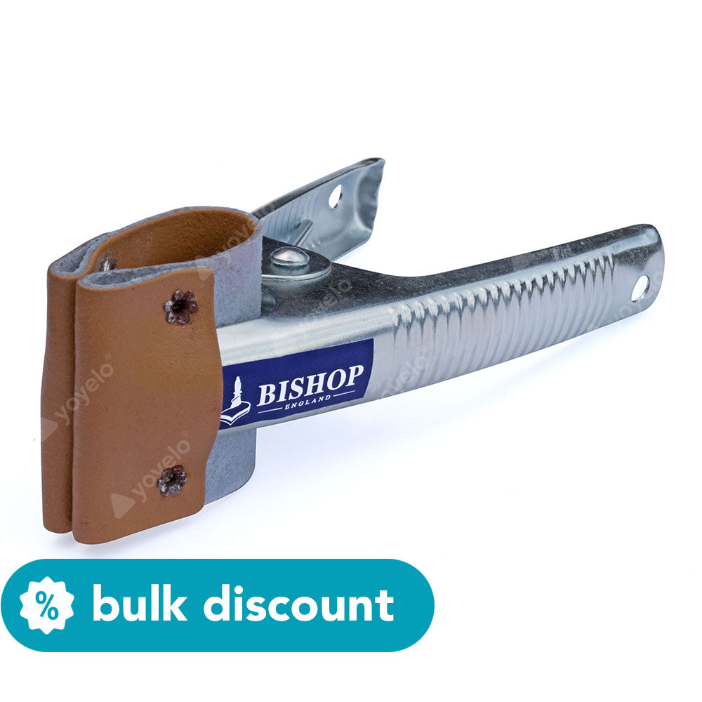 Bishop Heavy Duty Riveted Leather Jaw Covers for Spring Clamps