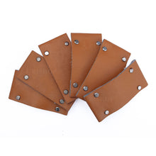 Load image into Gallery viewer, Bishop Heavy Duty Riveted Leather Jaw Covers for Spring Clamps