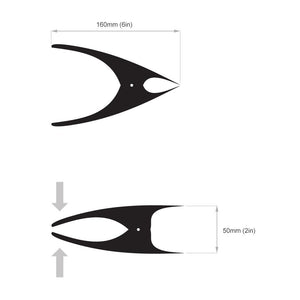 Bishop Heavy Duty Metal Spring Clamp 50mm Market Stall Clip