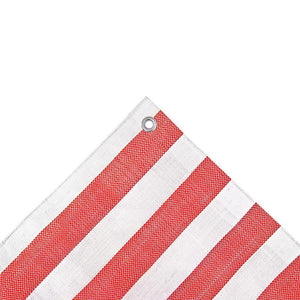 Striped Market Stall Tarpaulin Heavy Duty 170gsm