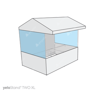 yeloStand® clear infill side walls (per wall)