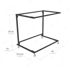 yeloStand® Ultra Heavy Duty Single Tier Sofa Display Stand (wheels optional)